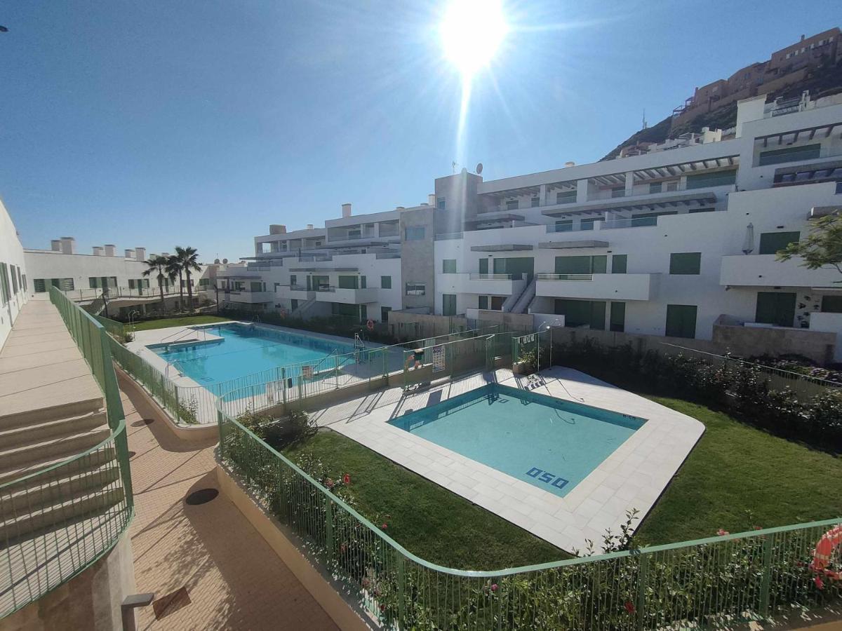 Apartamento La Invencible Mojacar en 1ª Línea de Playa Exterior foto