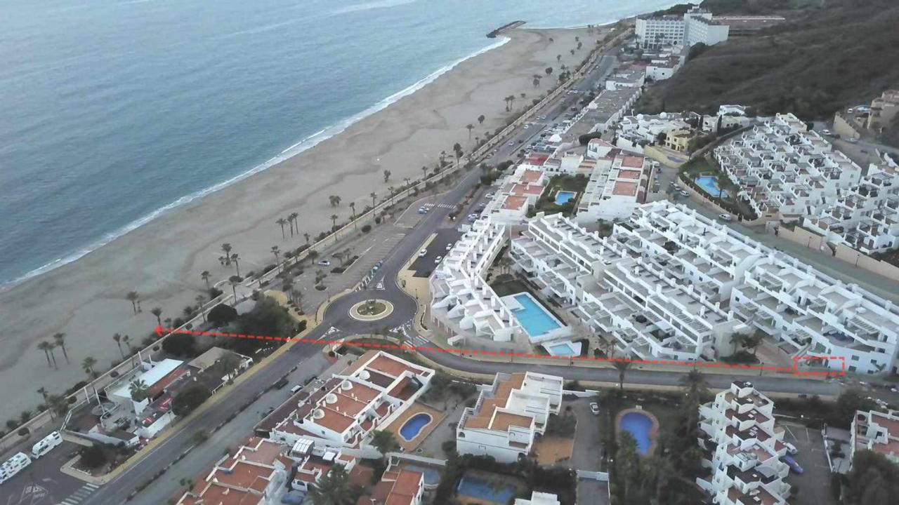 Apartamento La Invencible Mojacar en 1ª Línea de Playa Exterior foto